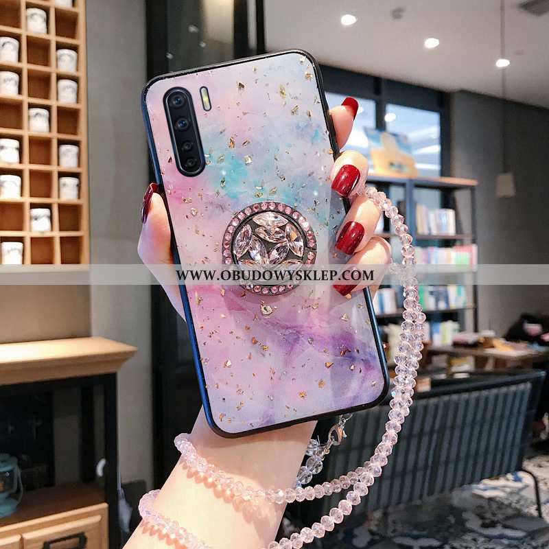 Obudowa Oppo A91 Kreatywne All Inclusive Etui, Etui Oppo A91 Trendy Ochraniacz Fioletowy