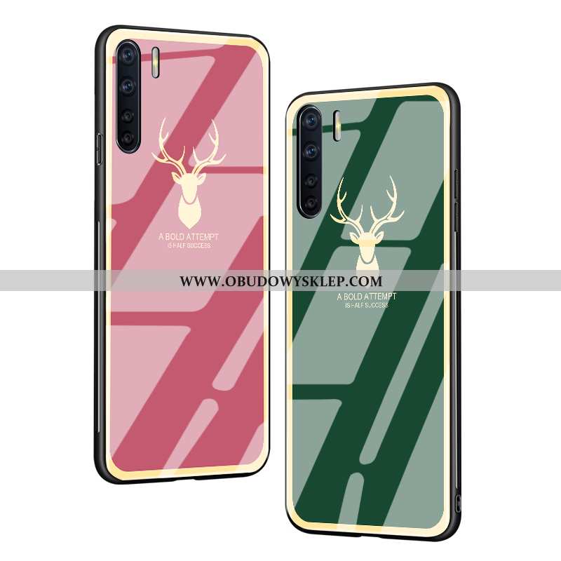 Obudowa Oppo A91 Trendy Telefon Komórkowy Proste, Etui Oppo A91 Cienkie All Inclusive Czerwona