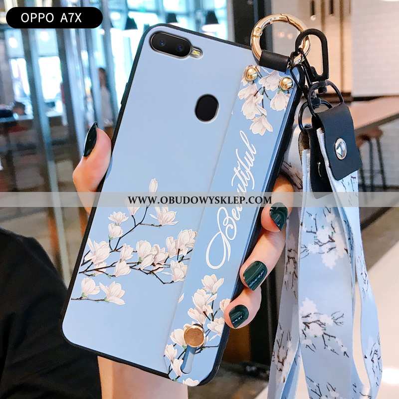 Obudowa Oppo Ax7 Moda Trendy Relief, Etui Oppo Ax7 Kreatywne Zielony Zielone