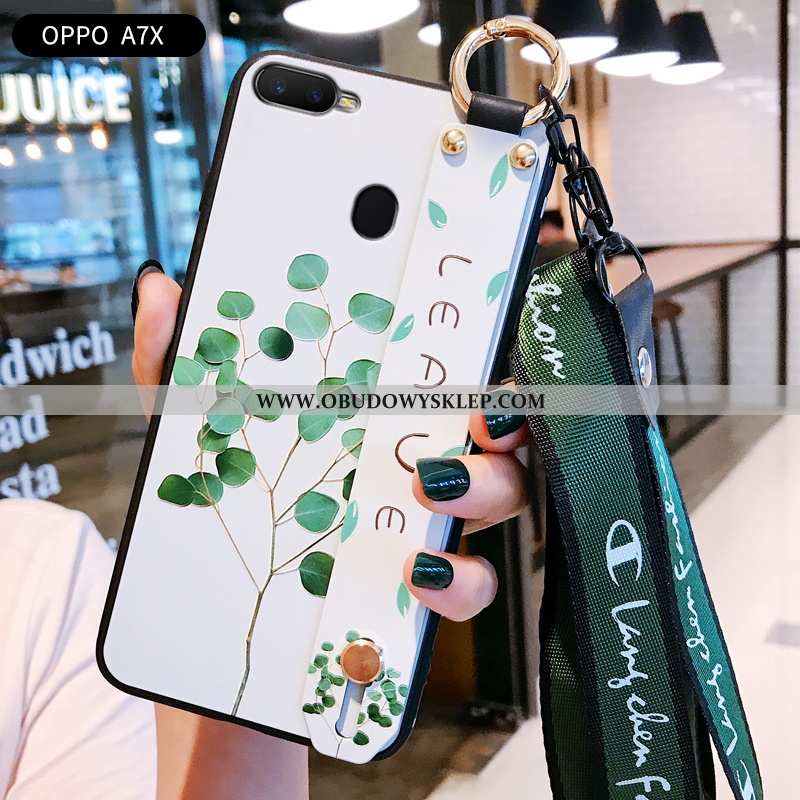 Obudowa Oppo Ax7 Moda Trendy Relief, Etui Oppo Ax7 Kreatywne Zielony Zielone