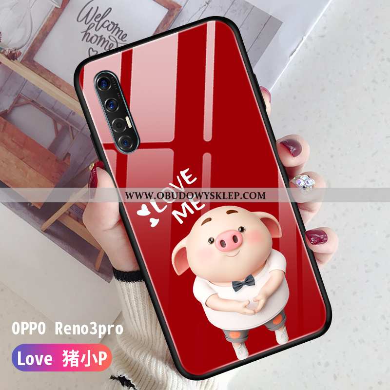 Obudowa Oppo Reno 3 Pro Cienkie Piękny Kreatywne, Etui Oppo Reno 3 Pro Miękki Trendy Zielone