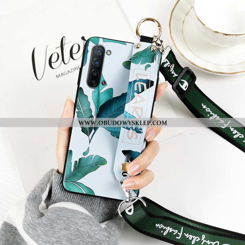 Obudowa Oppo Reno 3 Vintage Zielony Futerał, Etui Oppo Reno 3 Trendy Wiatr Zielone