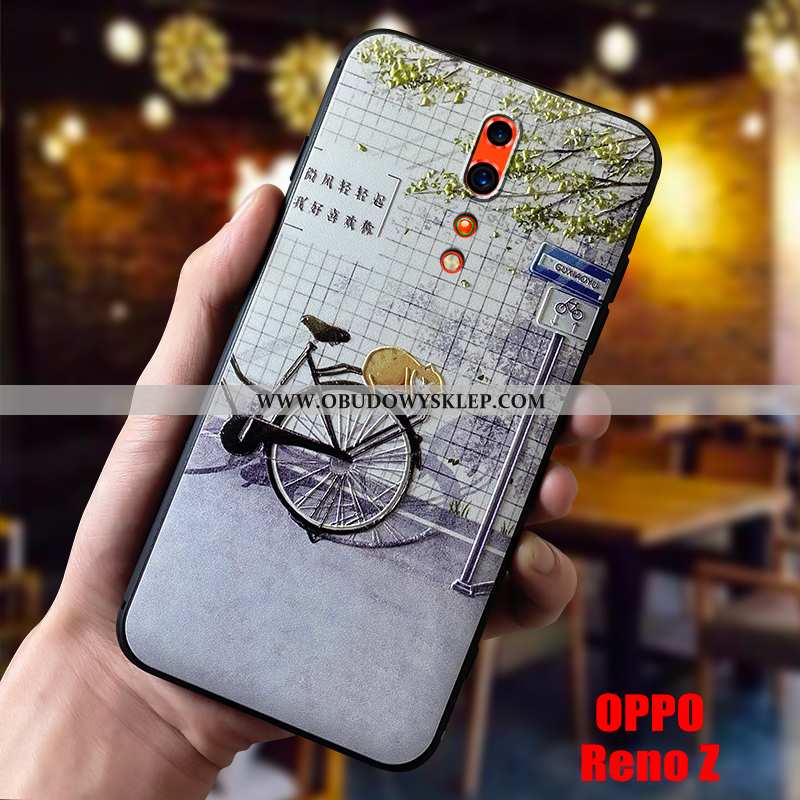 Obudowa Oppo Reno Z Nubuku Silikonowe Miękki, Etui Oppo Reno Z Piękny Futerał Beżowa