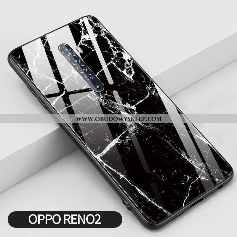 Obudowa Oppo Reno2 Kreatywne Telefon Komórkowy Lustro, Etui Oppo Reno2 Silikonowe Biały Biała