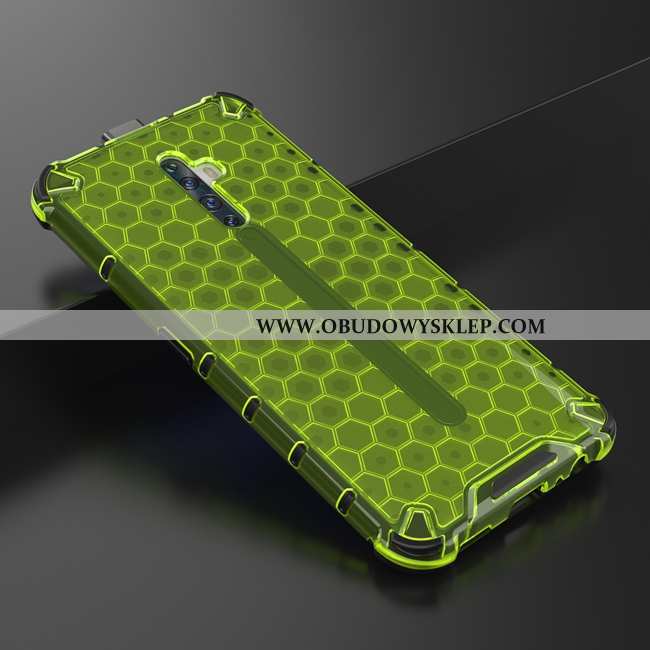 Obudowa Oppo Reno2 Z Ochraniacz Trendy Miękki, Etui Oppo Reno2 Z Przezroczysty Balon Zielone