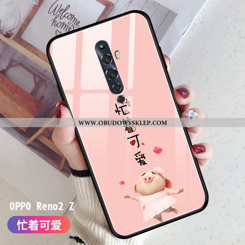 Obudowa Oppo Reno2 Z Osobowość Anti-fall Cienkie, Etui Oppo Reno2 Z Kreatywne Zakochani Zielone