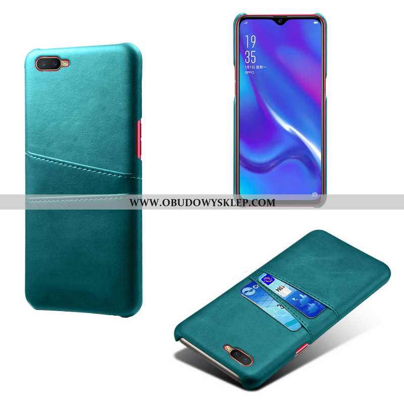 Obudowa Oppo Rx17 Neo Skóra Etui Skórzane Etui, Oppo Rx17 Neo Ochraniacz Jakość Szara