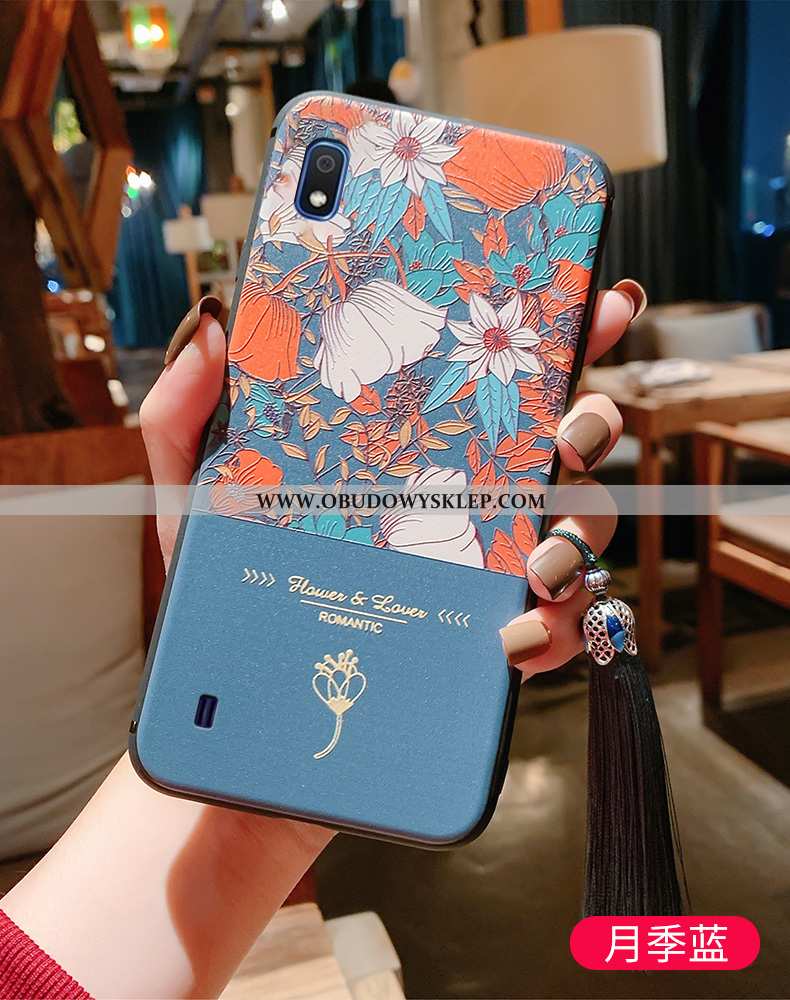 Obudowa Samsung Galaxy A10 Super Anti-fall Niebieski, Etui Samsung Galaxy A10 Cienkie Miękki Niebies