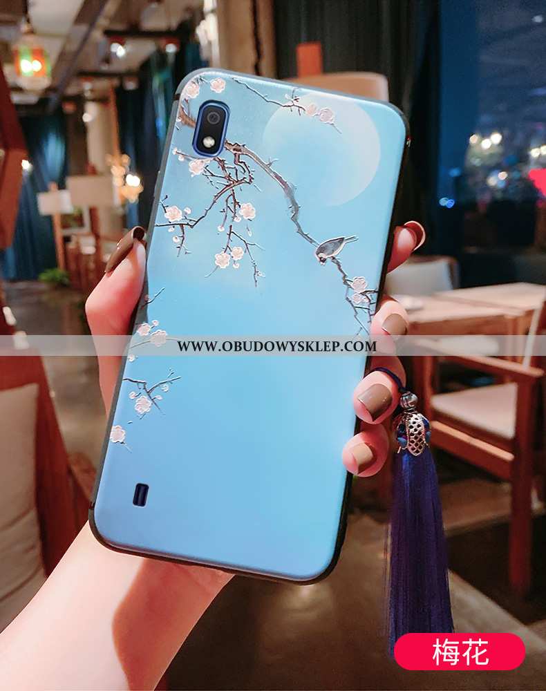 Obudowa Samsung Galaxy A10 Super Anti-fall Niebieski, Etui Samsung Galaxy A10 Cienkie Miękki Niebies