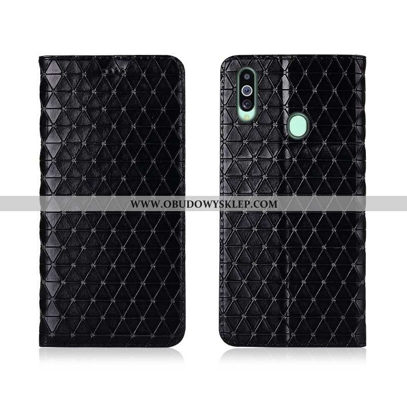 Obudowa Samsung Galaxy A20s Skórzane Etui Trendy Miękki, Samsung Galaxy A20s Nubuku Ochraniacz Czarn