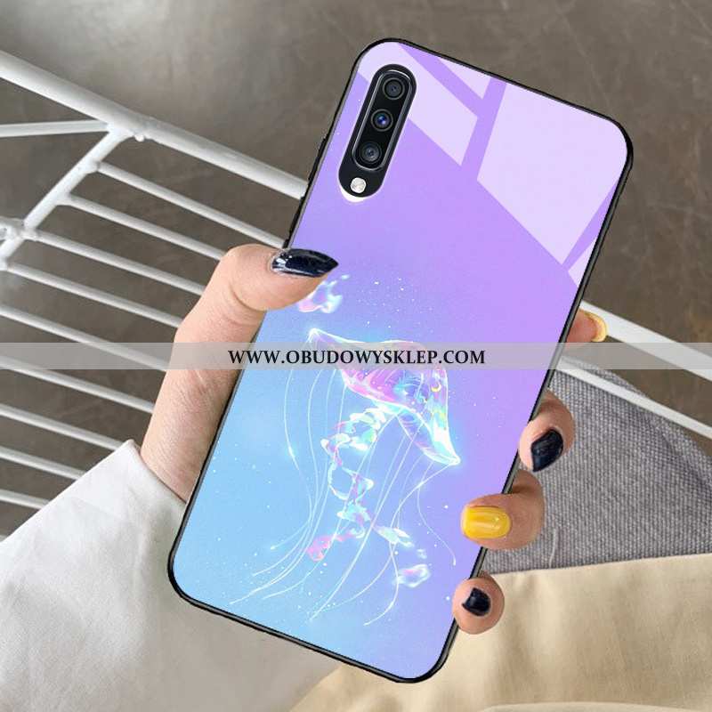 Obudowa Samsung Galaxy A30s Szkło Etui Fantazja, Samsung Galaxy A30s Kreskówka Mały Niebieska