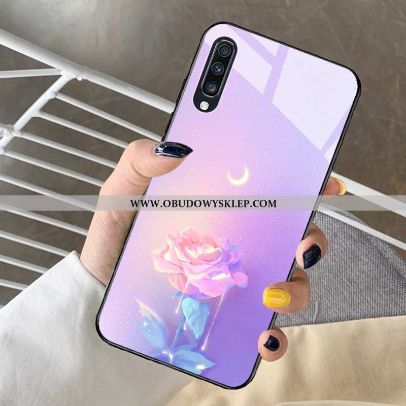 Obudowa Samsung Galaxy A30s Szkło Etui Fantazja, Samsung Galaxy A30s Kreskówka Mały Niebieska