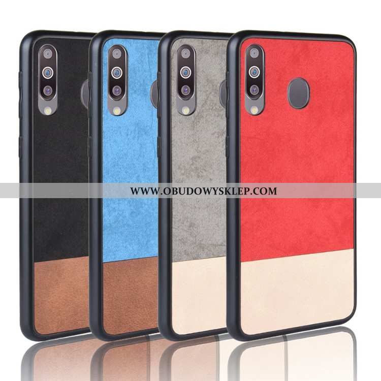 Obudowa Samsung Galaxy A40s Trendy Futerał Czerwony, Etui Samsung Galaxy A40s Ochraniacz Gwiazda Cze