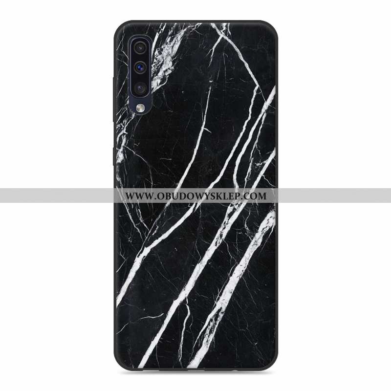 Obudowa Samsung Galaxy A50 Drewniany Gwiazda Ochraniacz, Etui Samsung Galaxy A50 Trendy Szara