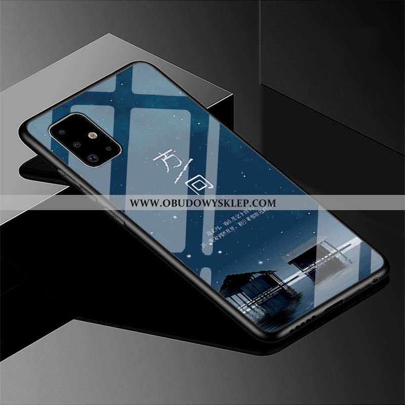 Obudowa Samsung Galaxy A51 Szkło Lustro Czarny, Etui Samsung Galaxy A51 Nubuku Zakochani Czarna