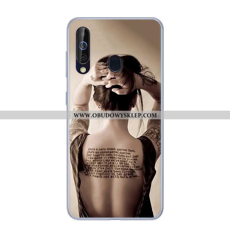 Obudowa Samsung Galaxy A60 Ochraniacz Etui Anti-fall, Samsung Galaxy A60 Kreskówka Miękki Czarna