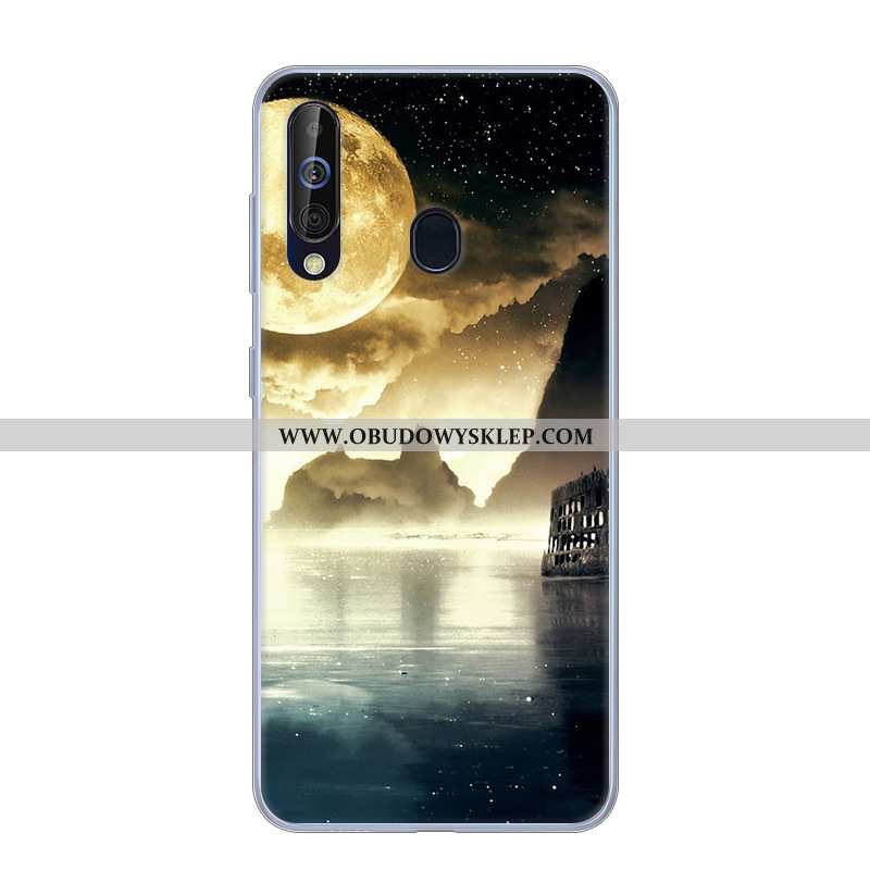 Obudowa Samsung Galaxy A60 Ochraniacz Etui Anti-fall, Samsung Galaxy A60 Kreskówka Miękki Czarna