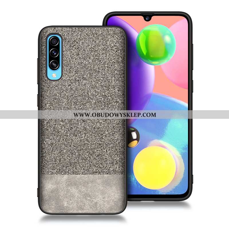 Obudowa Samsung Galaxy A70 Wzór All Inclusive Silikonowe, Etui Samsung Galaxy A70 Trendy Płótno Nieb