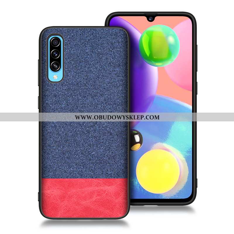 Obudowa Samsung Galaxy A70 Wzór All Inclusive Silikonowe, Etui Samsung Galaxy A70 Trendy Płótno Nieb