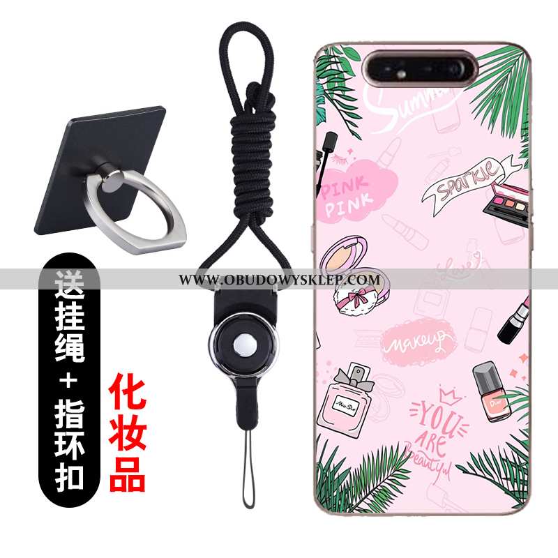 Obudowa Samsung Galaxy A80 Trendy Gwiazda Silikonowe, Etui Samsung Galaxy A80 Super Futerał Rozowa