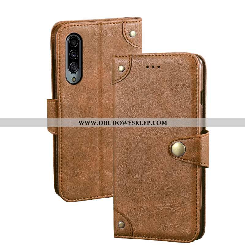 Obudowa Samsung Galaxy A90 5g Portfel Futerał Gwiazda, Etui Samsung Galaxy A90 5g Ochraniacz Khaki