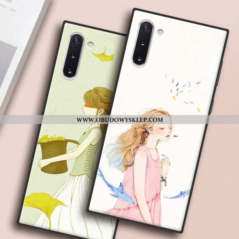 Obudowa Samsung Galaxy Note 10 Ochraniacz Proste Wiatr, Etui Samsung Galaxy Note 10 Biały Mały Biała