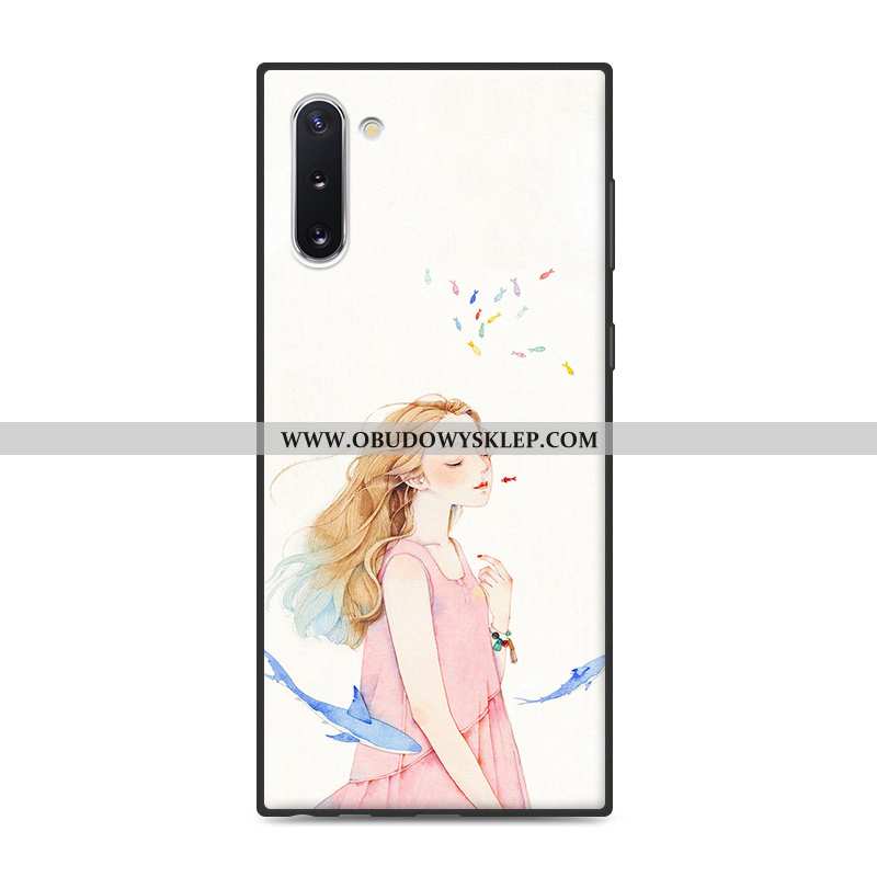 Obudowa Samsung Galaxy Note 10 Ochraniacz Proste Wiatr, Etui Samsung Galaxy Note 10 Biały Mały Biała