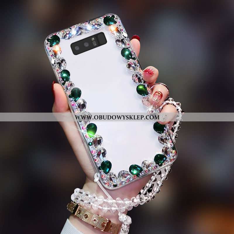 Obudowa Samsung Galaxy Note 8 Kreatywne Rhinestone Różowe, Etui Samsung Galaxy Note 8 Trendy Przezro