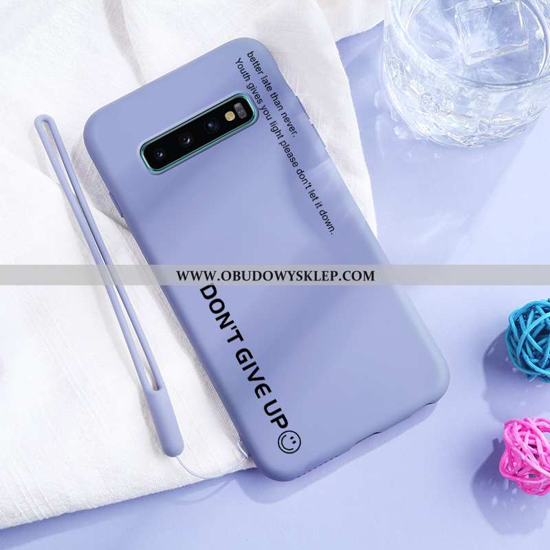 Obudowa Samsung Galaxy S10 Cienkie Trendy Super, Etui Samsung Galaxy S10 Miękki All Inclusive Niebie