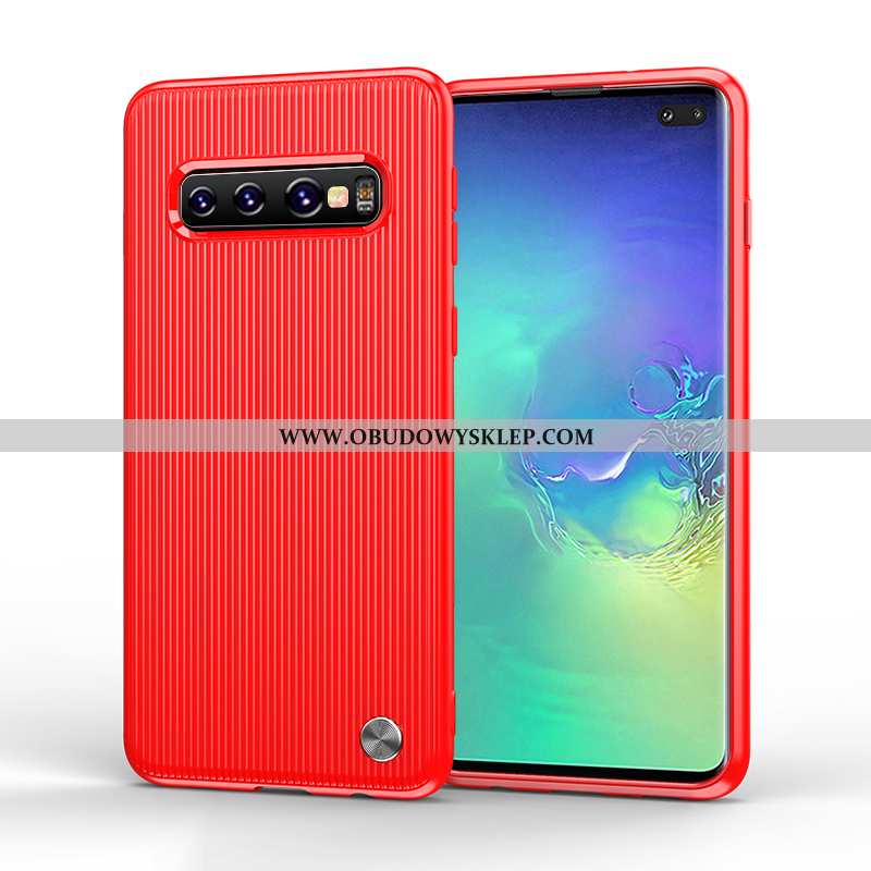 Obudowa Samsung Galaxy S10+ Kreatywne Czerwony Netto Gwiazda, Etui Samsung Galaxy S10+ Silikonowe An