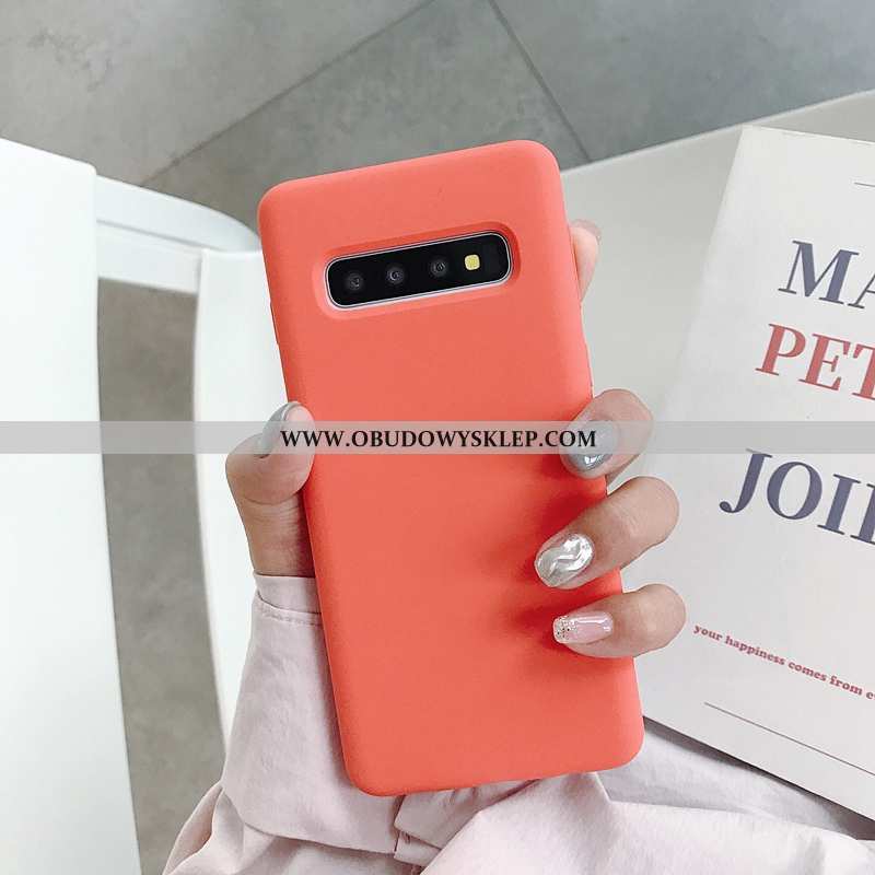 Obudowa Samsung Galaxy S10+ Miękki All Inclusive Etui, Etui Samsung Galaxy S10+ Trendy Czerwony Czer