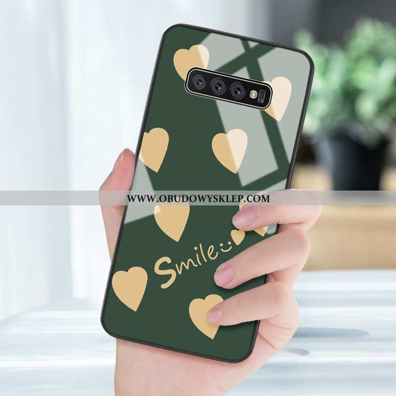 Obudowa Samsung Galaxy S10+ Silikonowe Gwiazda Szary, Etui Samsung Galaxy S10+ Ochraniacz Proste Zie