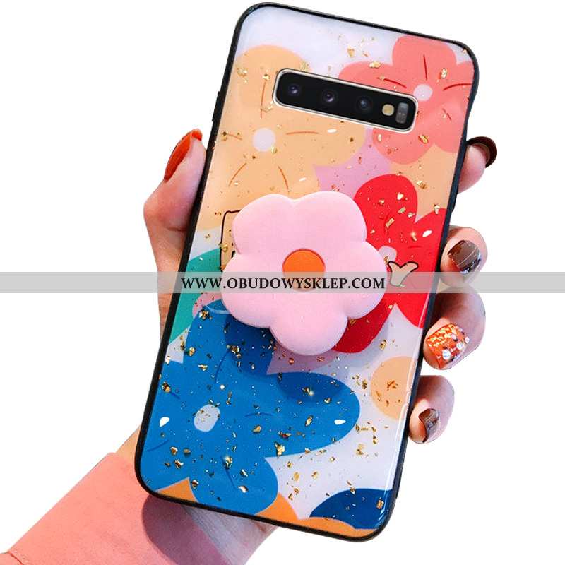 Obudowa Samsung Galaxy S10+ Silikonowe Stokrotka All Inclusive, Etui Samsung Galaxy S10+ Ochraniacz 