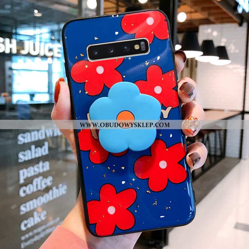 Obudowa Samsung Galaxy S10+ Silikonowe Stokrotka All Inclusive, Etui Samsung Galaxy S10+ Ochraniacz 