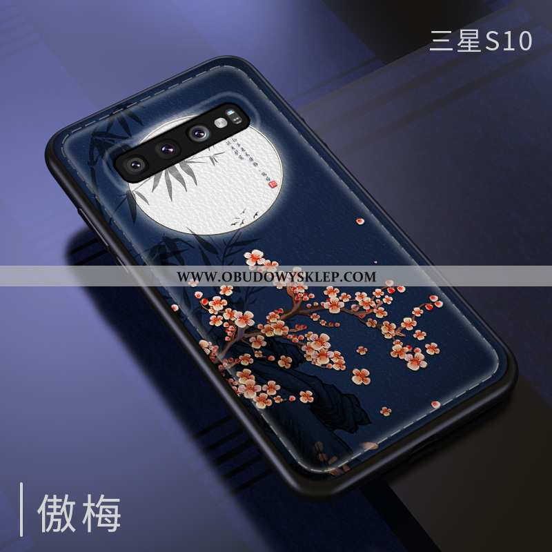 Obudowa Samsung Galaxy S10 Skóra Trendy Jakość, Etui Samsung Galaxy S10 Wzór Silikonowe Zielone