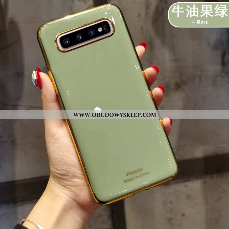 Obudowa Samsung Galaxy S10+ Trendy Czerwony Netto Zielony, Etui Samsung Galaxy S10+ Super Futerał Zi