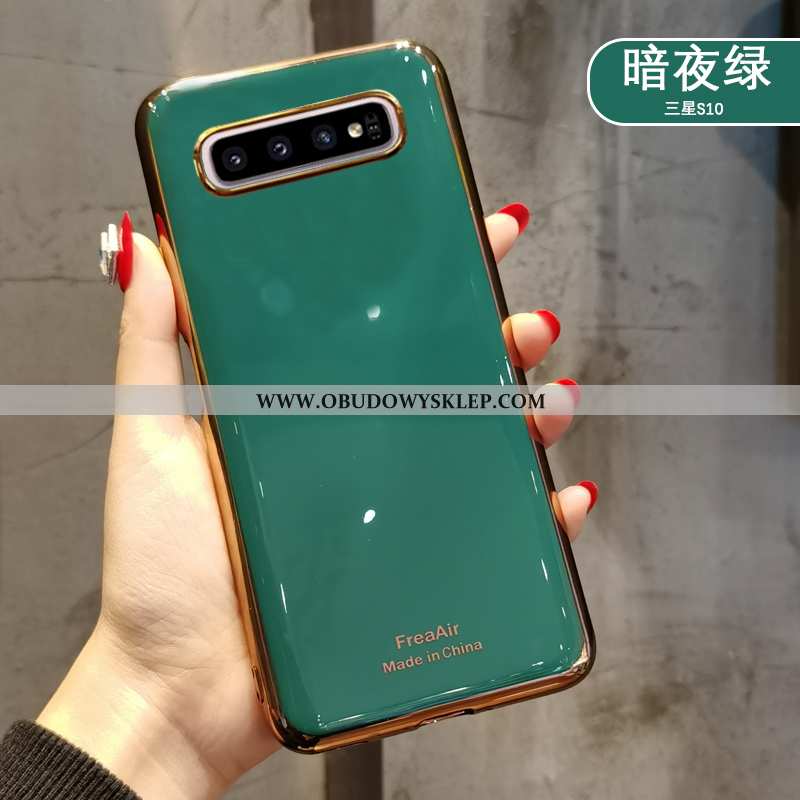 Obudowa Samsung Galaxy S10+ Trendy Czerwony Netto Zielony, Etui Samsung Galaxy S10+ Super Futerał Zi