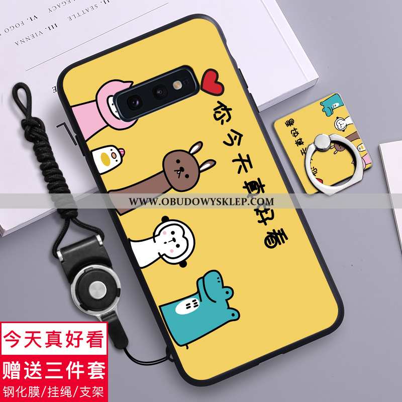 Obudowa Samsung Galaxy S10e Piękny Nubuku All Inclusive, Etui Samsung Galaxy S10e Trendy Osobowość C