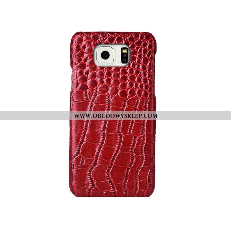 Obudowa Samsung Galaxy S6 Edge Ochraniacz Tylna Pokrywa Brązowy, Etui Samsung Galaxy S6 Edge Moda Fu