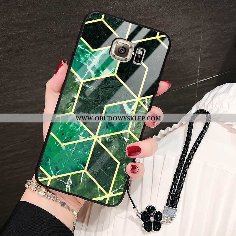 Obudowa Samsung Galaxy S6 Trendy Moda Etui, Etui Samsung Galaxy S6 Cienkie Szkło Zielone