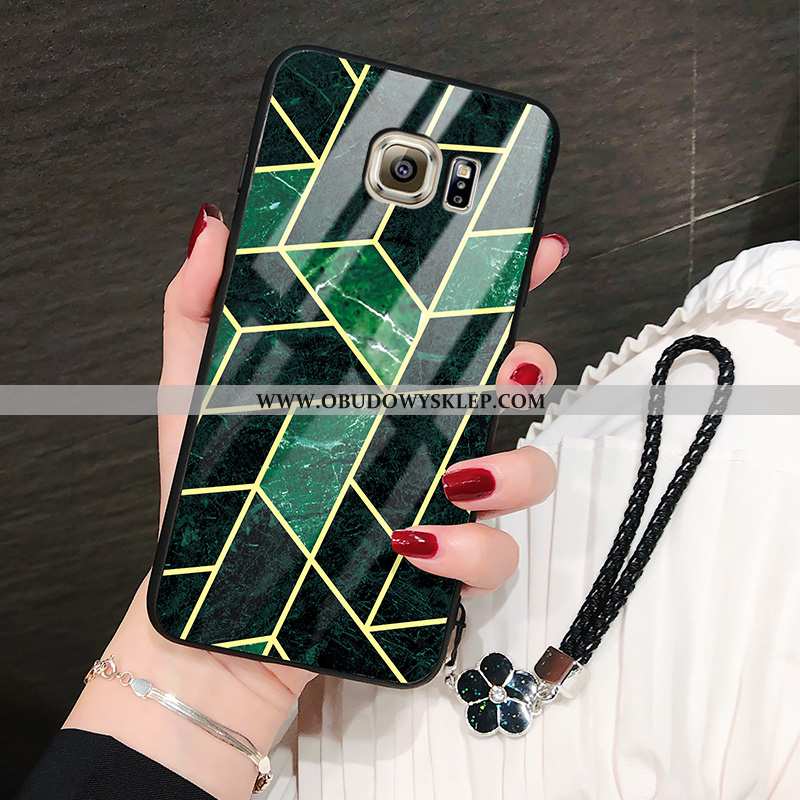 Obudowa Samsung Galaxy S6 Trendy Moda Etui, Etui Samsung Galaxy S6 Cienkie Szkło Zielone