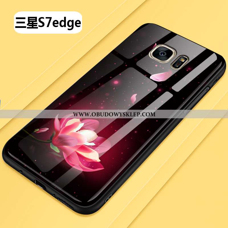 Obudowa Samsung Galaxy S7 Edge Szkło Kreatywne Gwiazda, Etui Samsung Galaxy S7 Edge Moda Telefon Kom