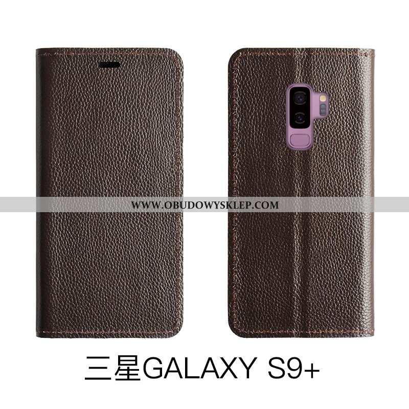 Obudowa Samsung Galaxy S9+ Prawdziwa Skóra All Inclusive Gwiazda, Etui Samsung Galaxy S9+ Skóra Nieb