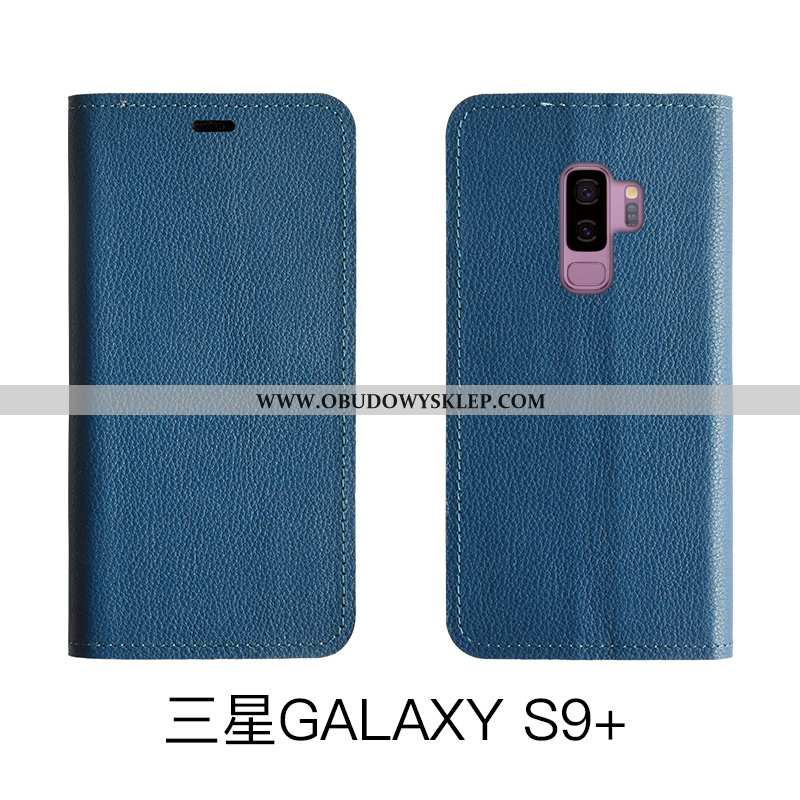 Obudowa Samsung Galaxy S9+ Prawdziwa Skóra All Inclusive Gwiazda, Etui Samsung Galaxy S9+ Skóra Nieb