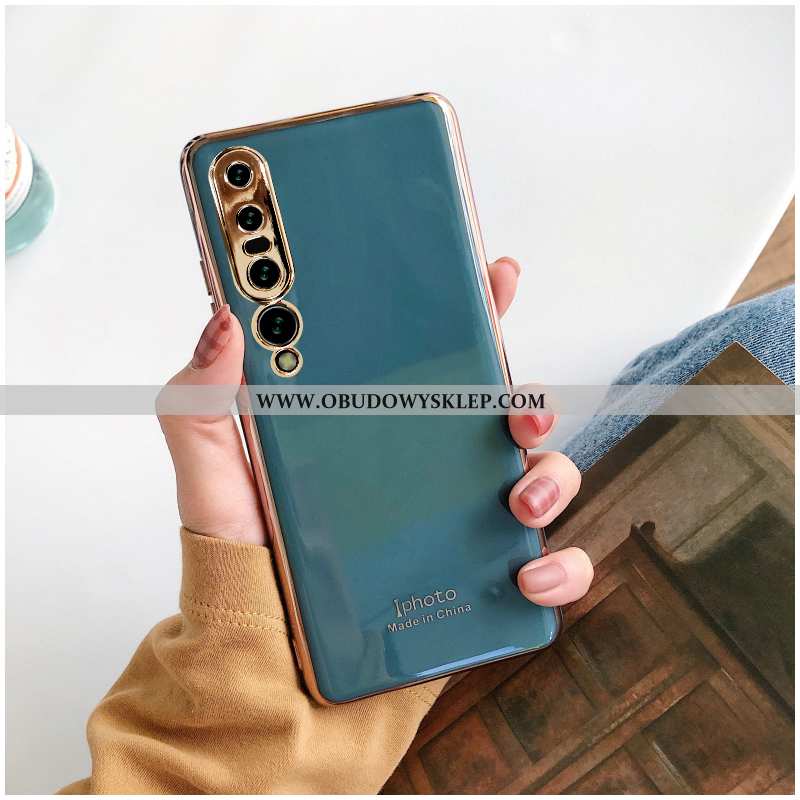 Obudowa Xiaomi Mi 10 Pro Kreatywne Zielony Cienkie, Etui Xiaomi Mi 10 Pro Trendy Szary Zielone