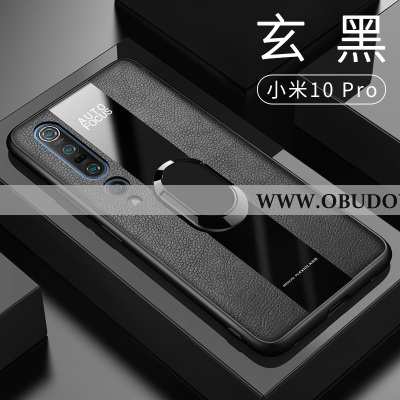 Obudowa Xiaomi Mi 10 Pro Silikonowe Mały Magnetyzm, Etui Xiaomi Mi 10 Pro Skórzane Futerał Czerwona