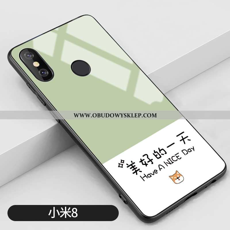 Obudowa Xiaomi Mi 8 Osobowość Czerwony Netto Zakochani, Etui Xiaomi Mi 8 Kreatywne Futerał Zielone