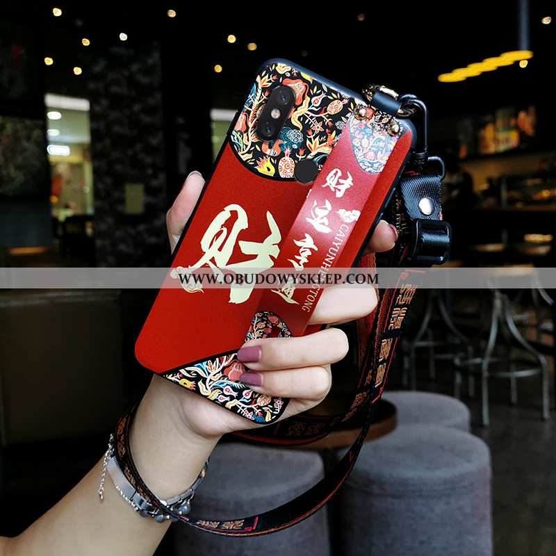 Obudowa Xiaomi Mi 8 Pro Trendy Czerwony Osobowość, Etui Xiaomi Mi 8 Pro Miękki Futerał Czerwona