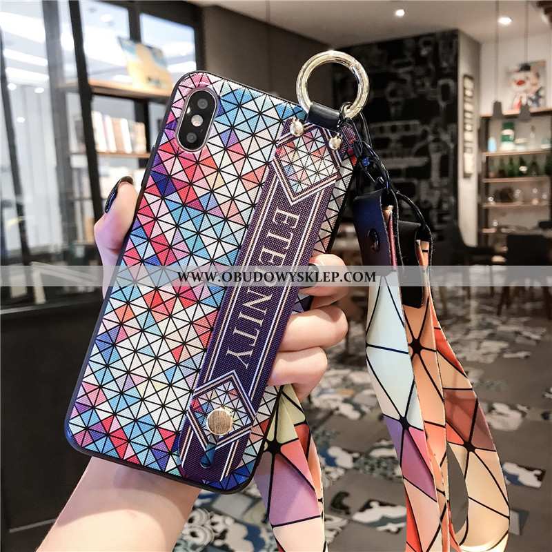 Obudowa Xiaomi Mi 8 Pro Wisząca Szyja Geometria Mały, Etui Xiaomi Mi 8 Pro Trendy Kolor Kolorowy