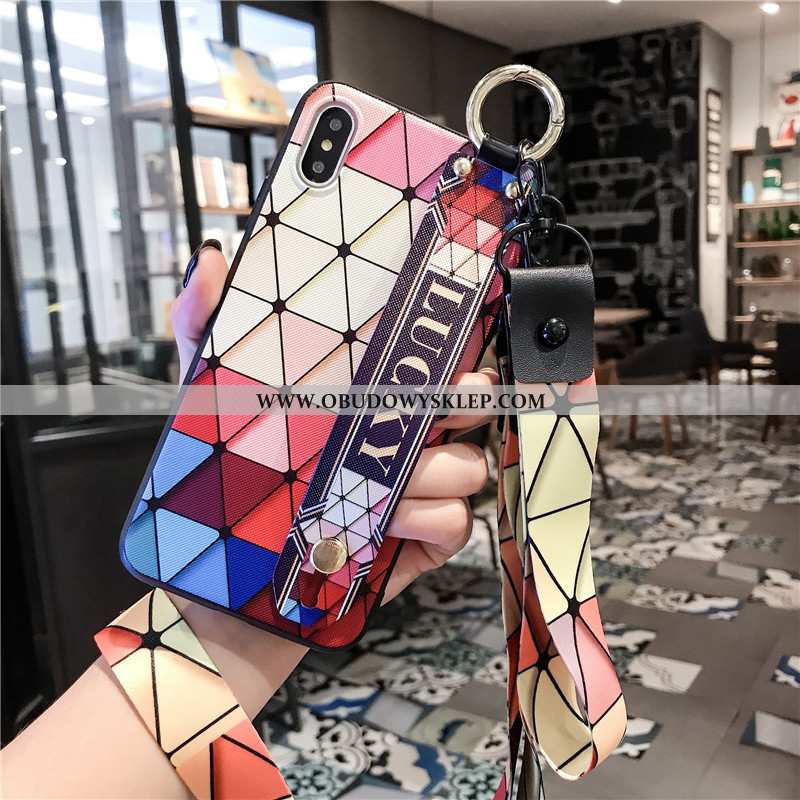 Obudowa Xiaomi Mi 8 Pro Wisząca Szyja Geometria Mały, Etui Xiaomi Mi 8 Pro Trendy Kolor Kolorowy